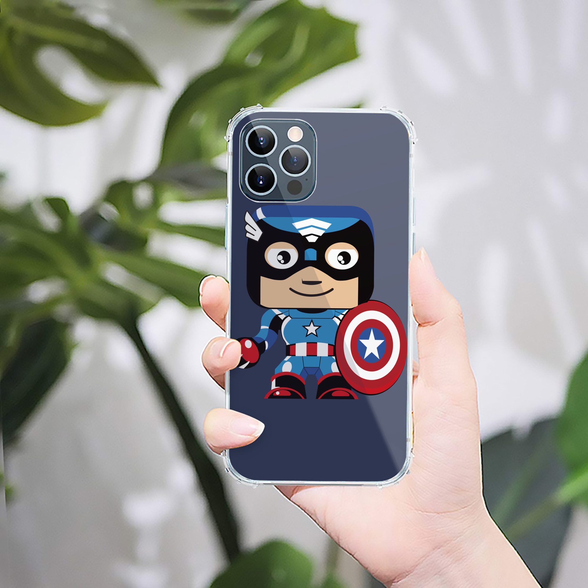 （画像用） アベンジャーズ The Avengers 【iPhone 12シリーズ対応】透明スマホケース（クリアソフトケース）